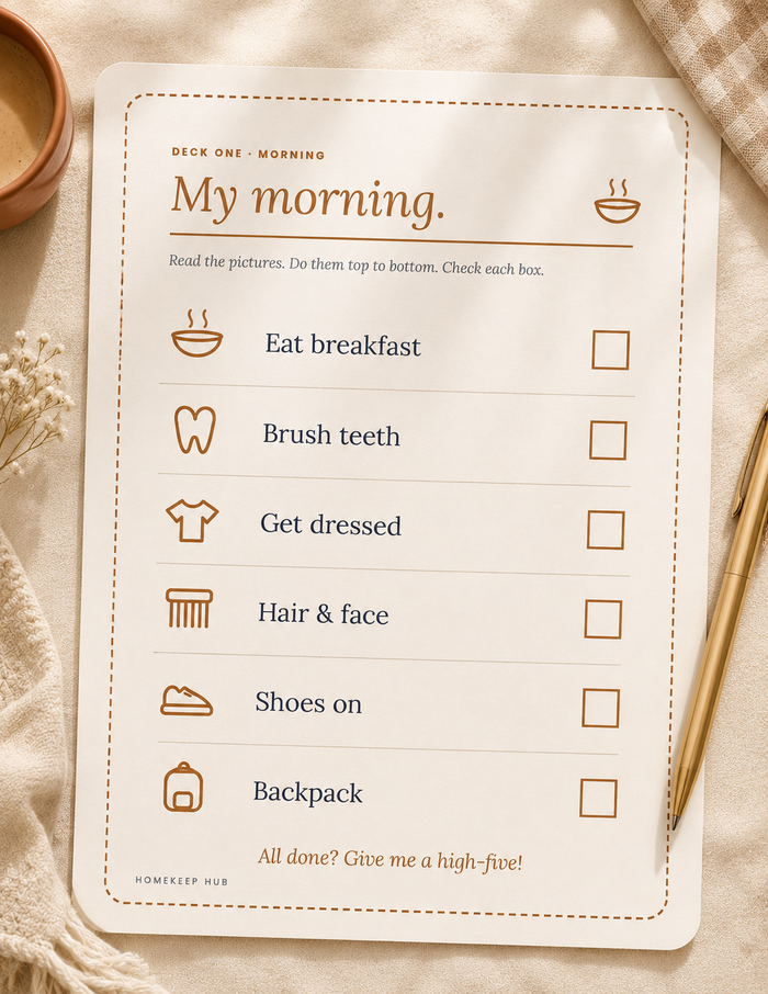 Kid Morning Card